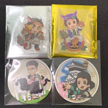 귀멸의 칼날 할로윈 아크릴 스탠드 코스터 렌고쿠 쿄쥬로 카마도 탄지로