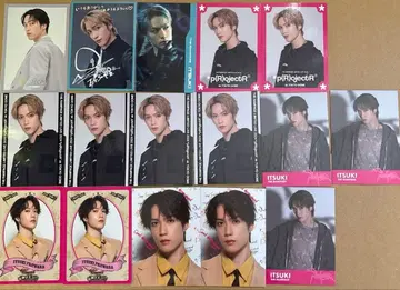 후지와라 이츠키 트레이딩 카드 세트
