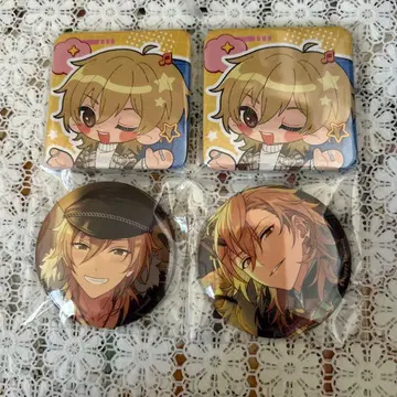앙스타 히카제 카오루 캔뱃지 4개 세트