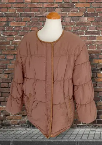 브라운 다운 자켓