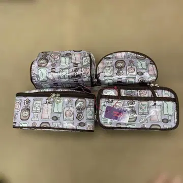 MARY QUANT 패턴 프린트 파우치 묶음 판매