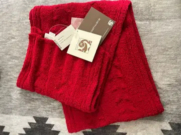 카시웨어 플리스 머플러 레드