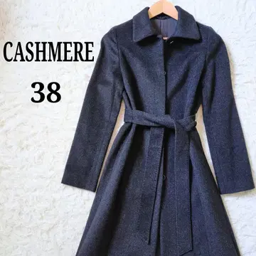 벨데드 롱 코트 캐시미어 블렌드 MANOUQUA 차콜 그레이