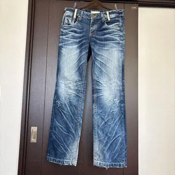 블루 데님 청바지 32인치