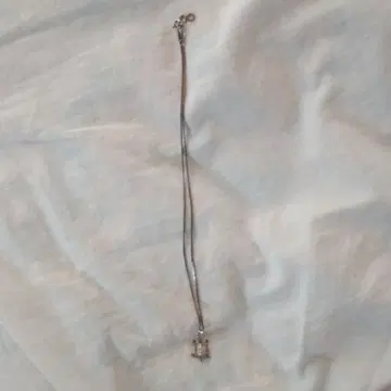 실버 거북이 펜던트 목걸이 약 40cm