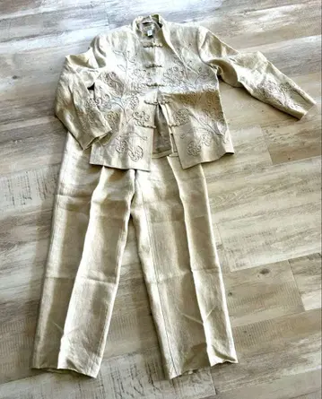 Talbots 린넨 베이지 셋업 사이즈 8