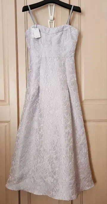 RANDA 플라워 자카드 코르셋 라이크 원피스