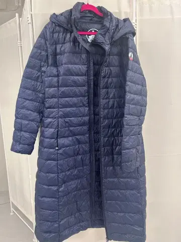 JOTT 네이비 롱 다운 자켓