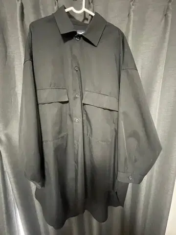 [ 새상품급 ] HARE 롱 셔츠 블랙