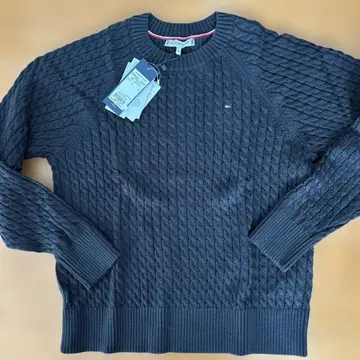 새상품 Tommy Hilfiger 케이블 니트 스웨터 M