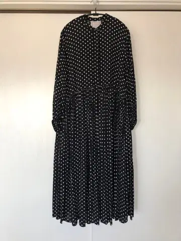 BEARDSLEY 도트 개더 원피스 사이즈