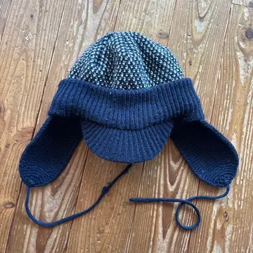 [레어] Help the earth 이어 니트 캡