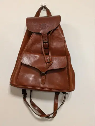 PONTI 가죽 플랩 백팩