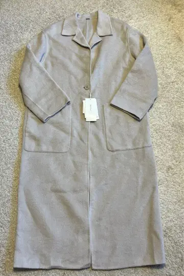 Mila Owen 미라 오웬 롱 코트 아이보리 택 포함 미사용 새상품