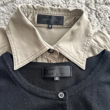 셔츠 원피스, 가디건 세트 M UNTITLED