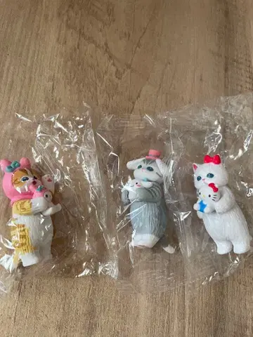 mofusand x 산리오 캐릭터즈 코스튬 피규어 3개