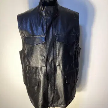 프릭스토어 인조 가죽 베스트