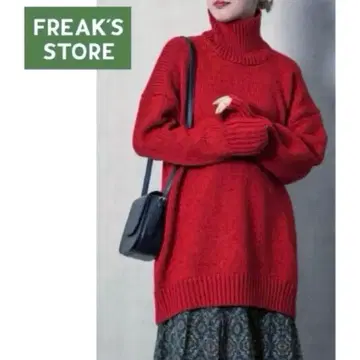 FREAK'S STORE*로우 게이지 터틀넥 니트 스웨터