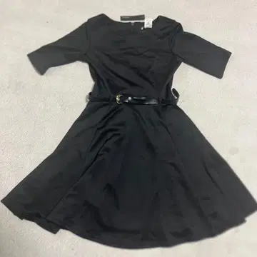 Jus d'Orange 블랙 원피스