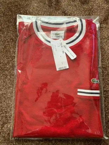 라코스테 택 포함 미사용 새상품 사슴 무늬 T셔츠
