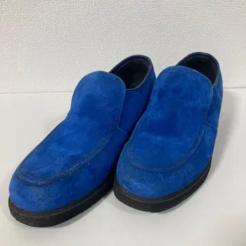 허시파피 파랑 스웨이드 슬립온 데크 슈즈 클래식 슈즈