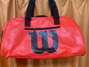 Wilson 오렌지 라켓 백 미사용