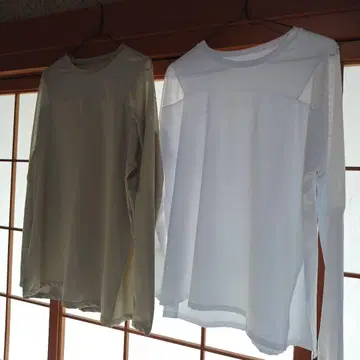 긴팔 스포츠 웨어 2색 세트