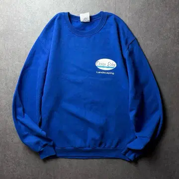 JERZEES 기업 로고 양면 프린트 아메카지 스트릿 블루 M