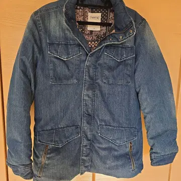 RattleTrap 밀리터리 데님 다운