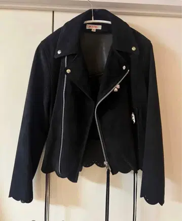 MASU SCALLOP LEATHER JACKET