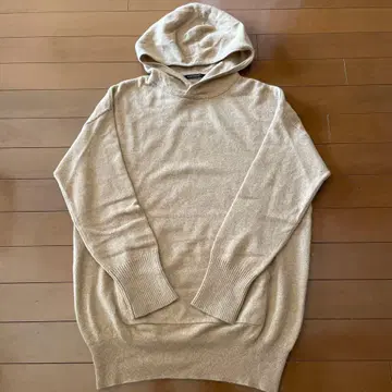 BARNYARDSTORM 후드 부착 캐시미어 스웨터 베이지