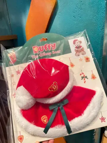 디즈니씨 더피 봉제 인형 코스튬 산타 새상품