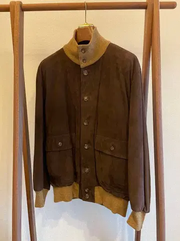 Valstar 다크 브라운 스웨이드 자켓