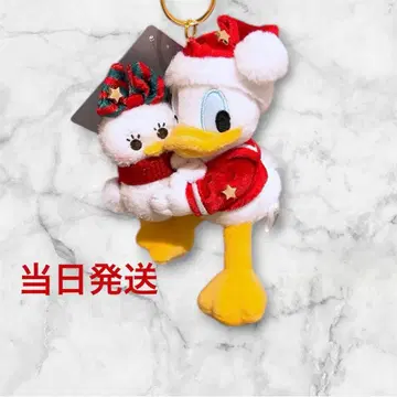 도날드 봉제 인형 키링 키체인 DISNEY CHRISTMAS