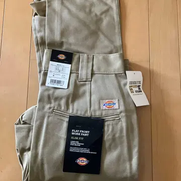 Dickies 플랫 프론트 치노 팬츠 32