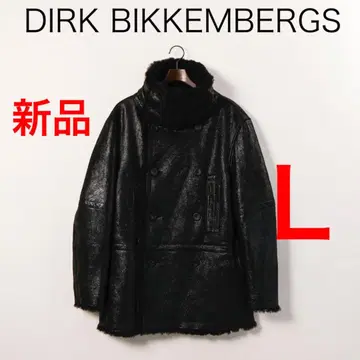 H3448 새상품 딕 비켐버그 퍼 무스탕 가죽 자켓