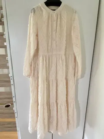 새상품급 [플러스오토하] 자카드 롱 원피스