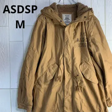 ASDSP 베이지 후드 부착 모즈 코트 M 사이즈