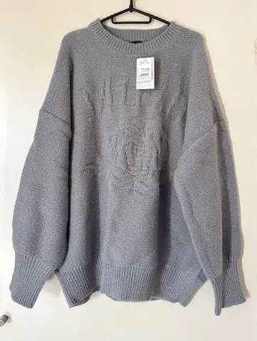 장미 재규어 니트 그레이