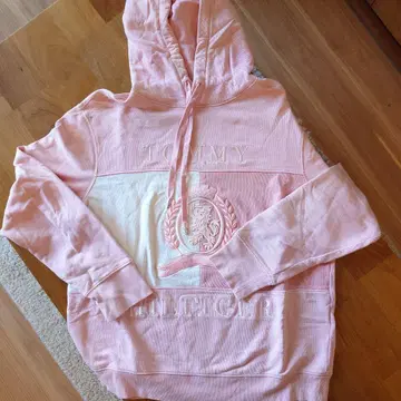 TOMMY HILFIGER 핑크 후드티 L