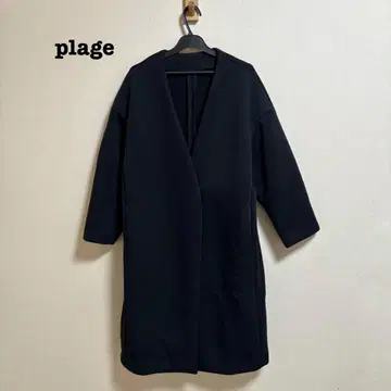 플라주 스펀지 리버 코트 네이비 36