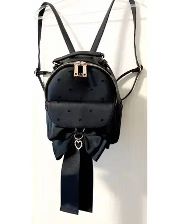 LIZLISA 리즈리사 리본 백팩 블랙