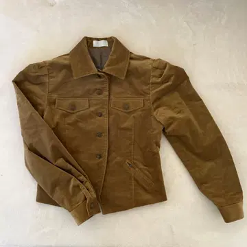 카르 L 박 레인 브라운 코듀로이 자켓