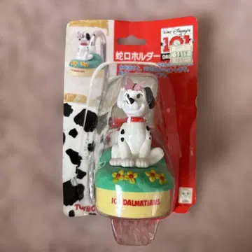 골동품 디즈니 101마리 강아지 수도꼭지 홀더 화장실