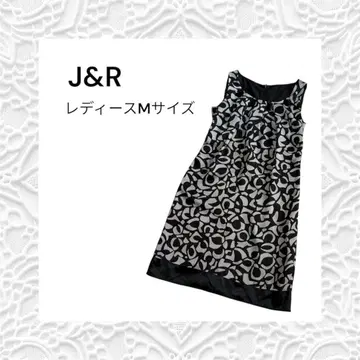 J&R 일본제 슬리브리스 원피스 모노톤 원피스 비쥬 포함