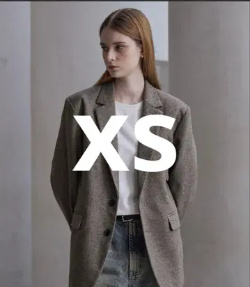 [ CLEL ] 울 블렌드 헤링본 트위드 테일러드 자켓