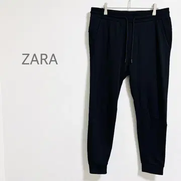 ZARA 자라 스웨트 팬츠 캐주얼 루즈핏 L 블랙