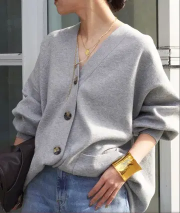 Every day l like 코튼 캐시미어 가디건 ap studio