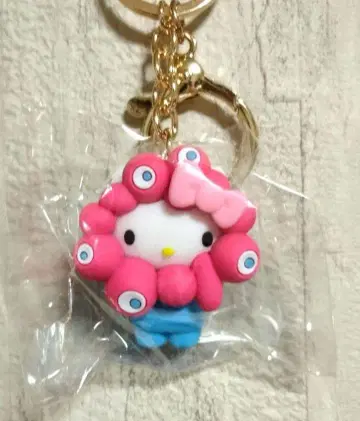 EXPO2025 만박 산리오 미야쿠미야쿠 콜라보 키링 헬로키티