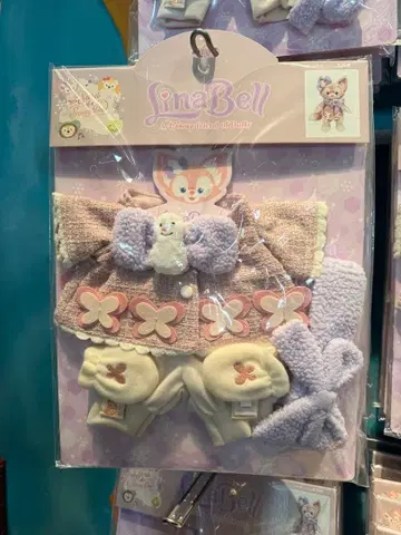 디즈니씨 리나벨 봉제 인형 산타 코스튬 새상품